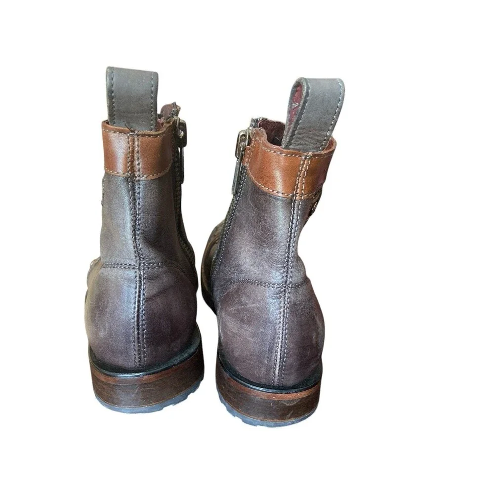 Cuadra Men's Urban Woven Leather Round Toe Cowboy Boot Size‎ 8